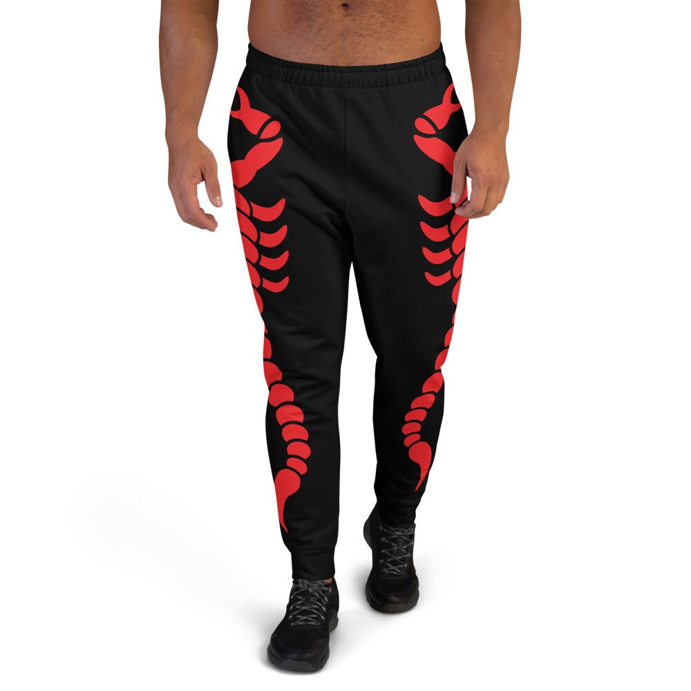 RED SCORPION ATHLEISURE  Men's Joggers, men’s comfortable sweatpants, martial arts pants, personalized sweatpants