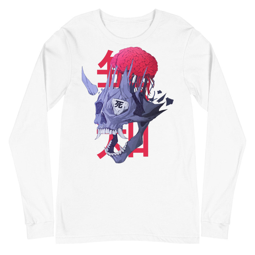 Oni KANJI Sweatshirt, Scull Japan Symbol Shirt