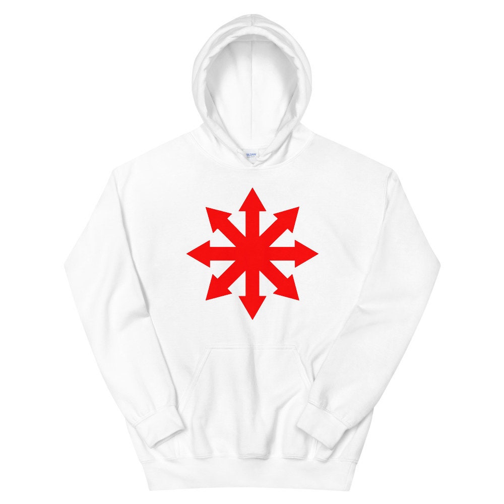 CHAOS MAGIC Hoodie, Chaos Star Sweatshirt, chaos symbol hoodie, chaos sign sweatshirt, chaos magic clothing, chaos star clothing,