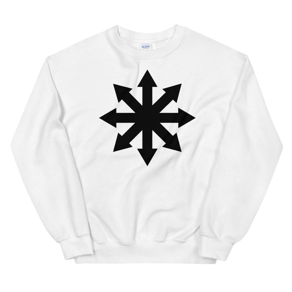 CHAOS MAGICK Sweatshirt, Star Of Chaos Shirt, Chaos Sign Shirt, Chaos Logo shirt, minimalist Sweatshirt for Men, unisex sweater,