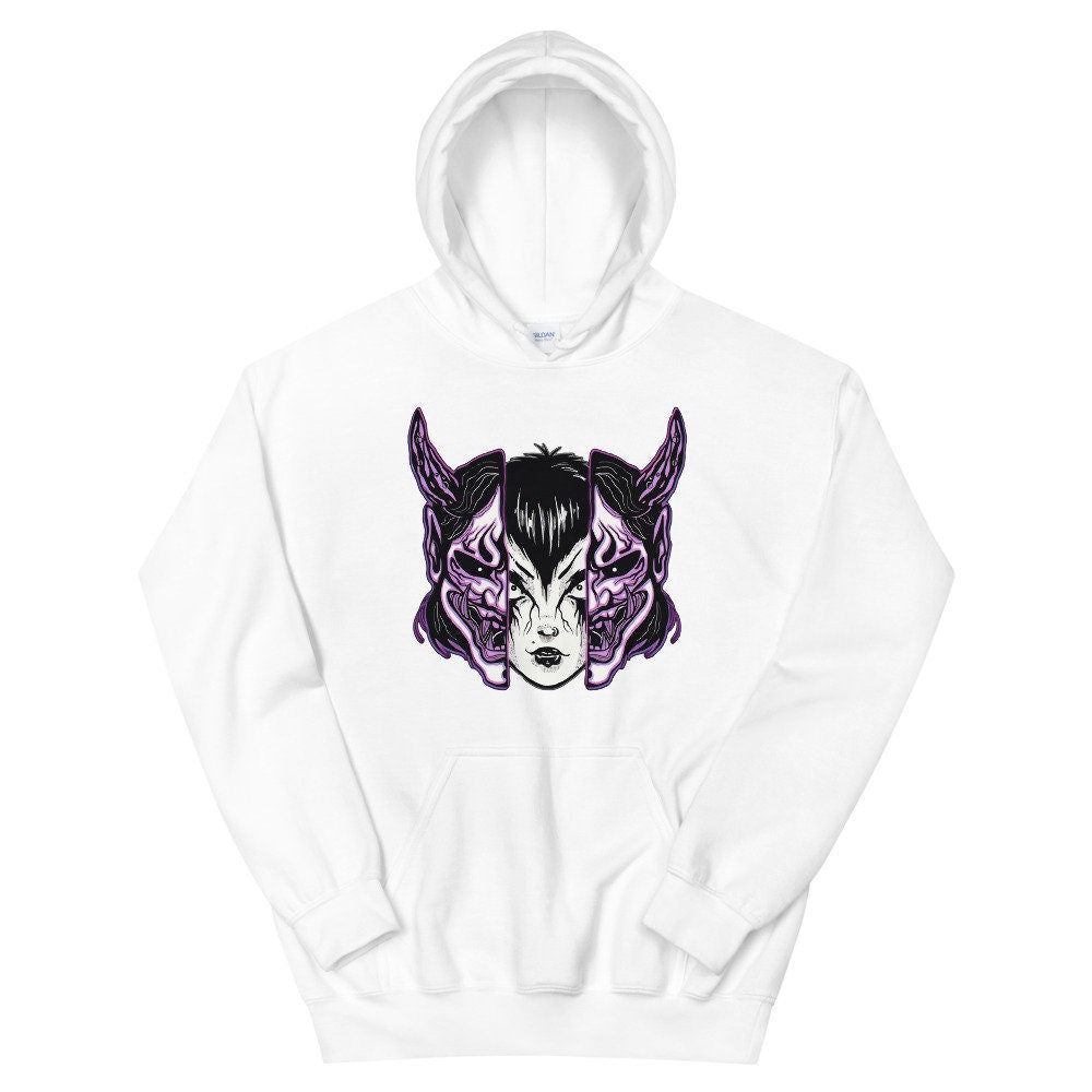 ONI SAMURAI Hoodie, Oni Demon Sweatshirt, Japanese Demon Shirt