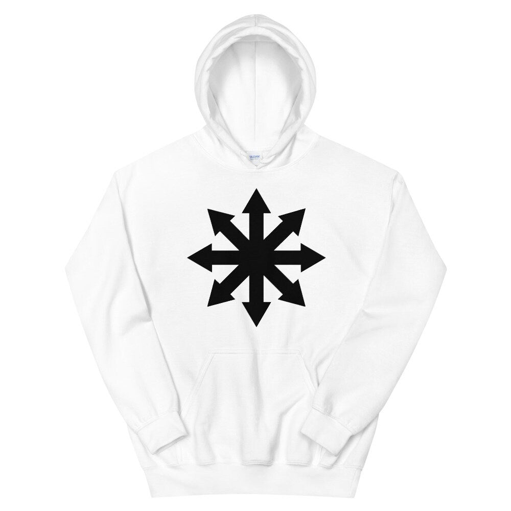 CHAOS MAGIC Hoodie, Chaos Star Sweatshirt, chaos symbol hoodie, chaos sign sweatshirt, chaos magic clothing, chaos star clothing,