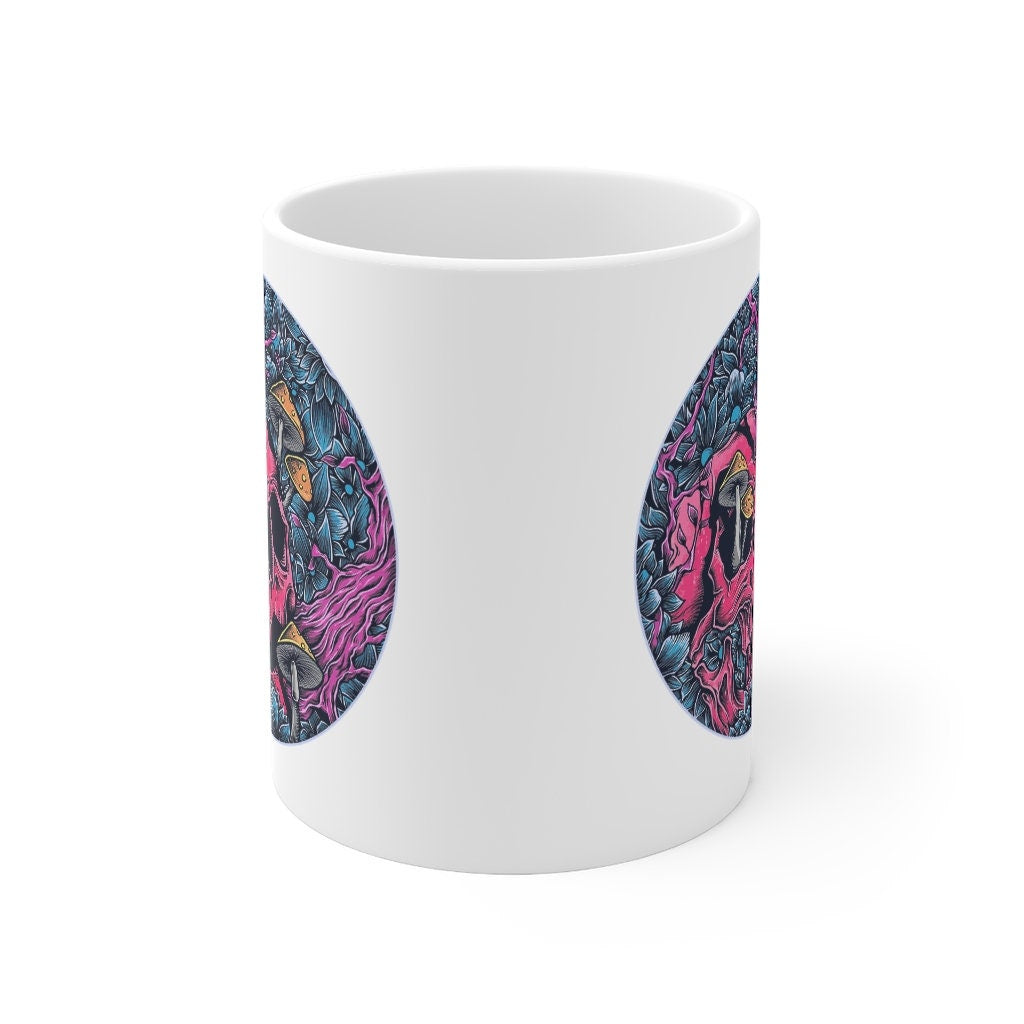 psychedelic MUG, trippy MUG, mushroom  Mug, mushroom cup, trippy mug, magic mushroom mug, mushroom coffee mug, shroom mug, acid mug,