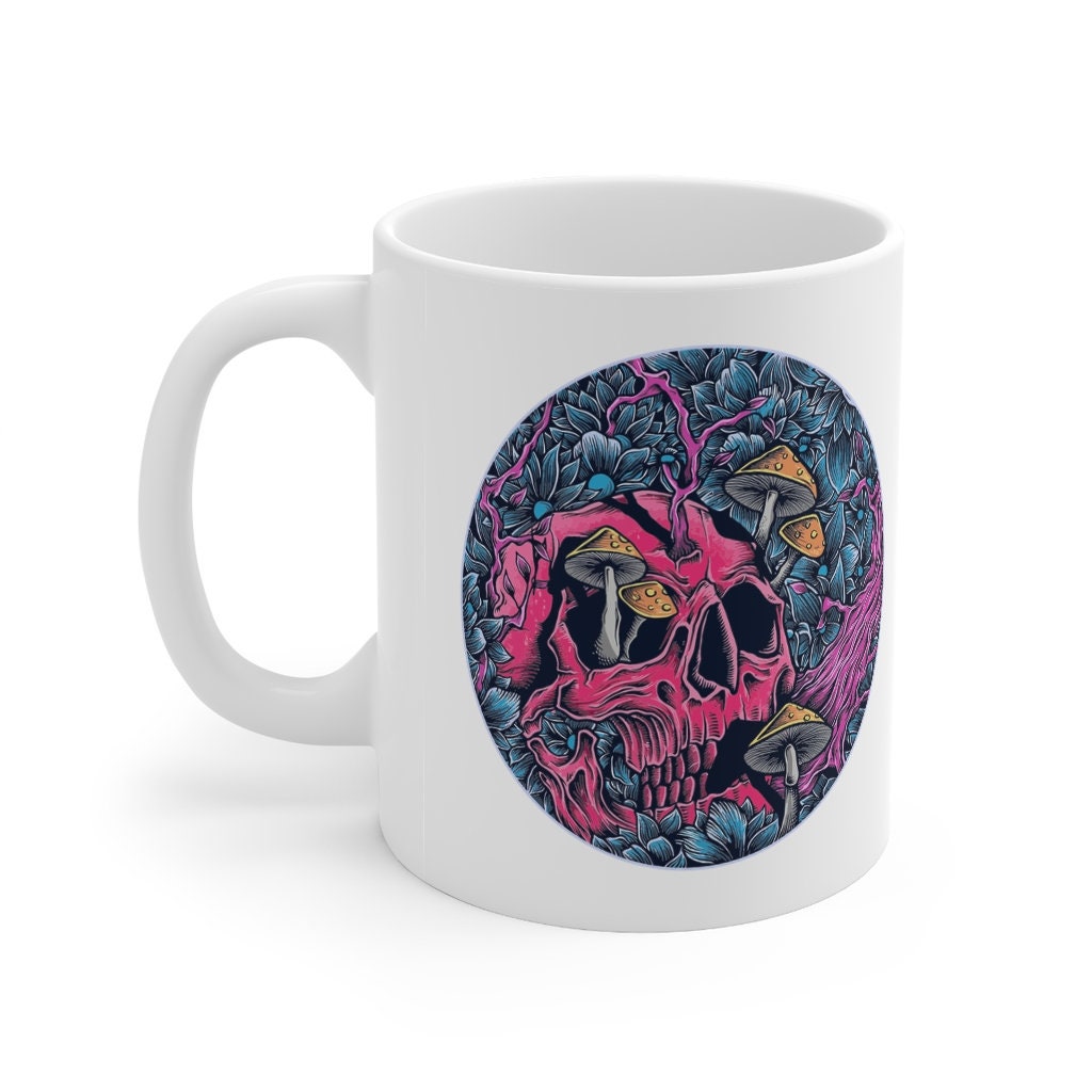 psychedelic MUG, trippy MUG, mushroom  Mug, mushroom cup, trippy mug, magic mushroom mug, mushroom coffee mug, shroom mug, acid mug,