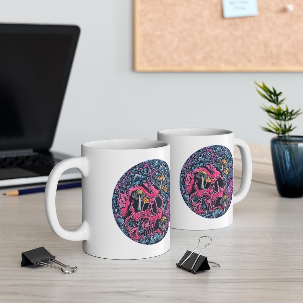 psychedelic MUG, trippy MUG, mushroom  Mug, mushroom cup, trippy mug, magic mushroom mug, mushroom coffee mug, shroom mug, acid mug,