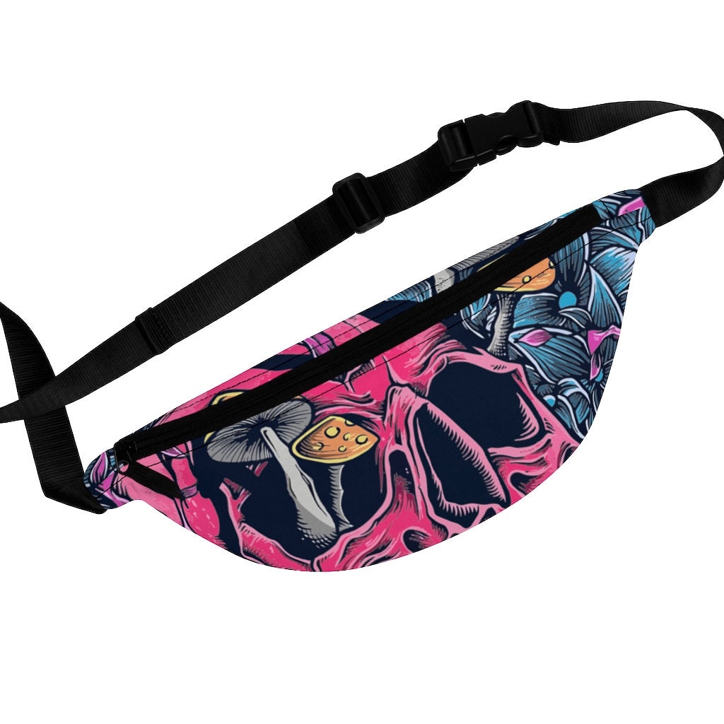 psychedelic Fanny Pack, trippy Fanny Pack, mushroom Fanny Pack, magic mushroom FANNY PACK