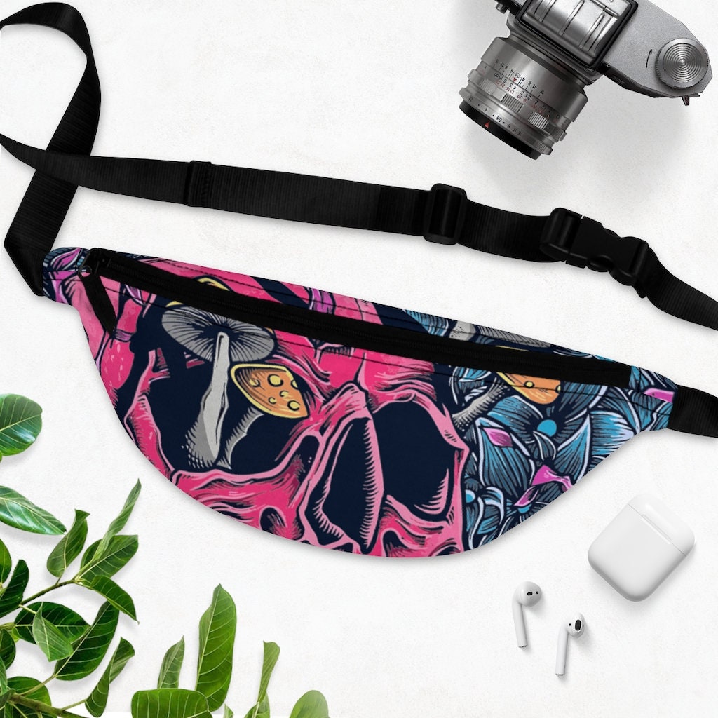 psychedelic Fanny Pack, trippy Fanny Pack, mushroom Fanny Pack, magic mushroom FANNY PACK