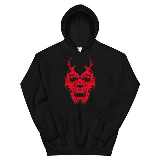 RED Vampire Hoodie, Oni Demon Sweatshirt