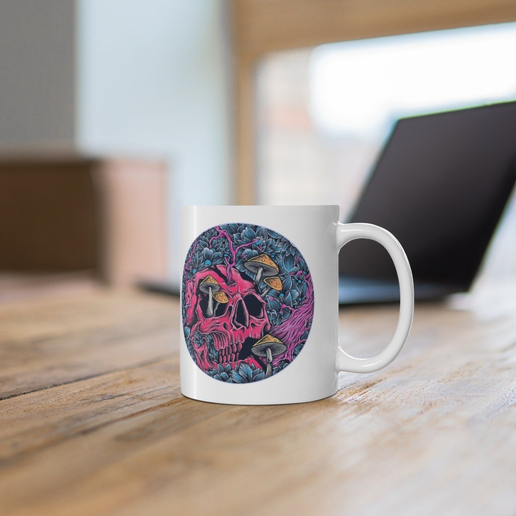 psychedelic MUG, trippy MUG, mushroom  Mug, mushroom cup, trippy mug, magic mushroom mug, mushroom coffee mug, shroom mug, acid mug,