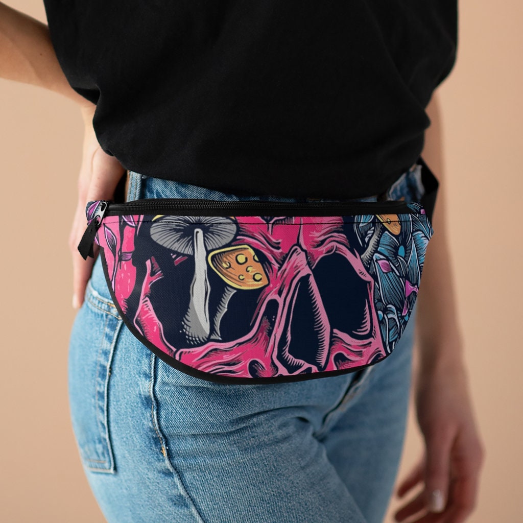 psychedelic Fanny Pack, trippy Fanny Pack, mushroom Fanny Pack, magic mushroom FANNY PACK