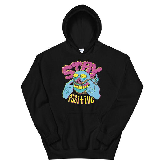 POSITIVE SMILE Hoodie, Positivity Hoodie, Good Vibes Hoodie, Trippy Smile Hoodie, keep Smiling Hoodie, Smile Hoodie Mens, Smile Women Shirt