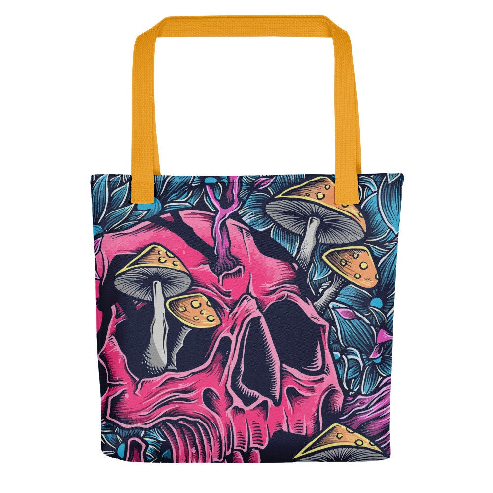 Psychedelic Tote bag, trippy Tote bag, mushroom Tote bag, magic mushroom tote bag, trippy mushroom tote bag, trippy hippie tote bag,