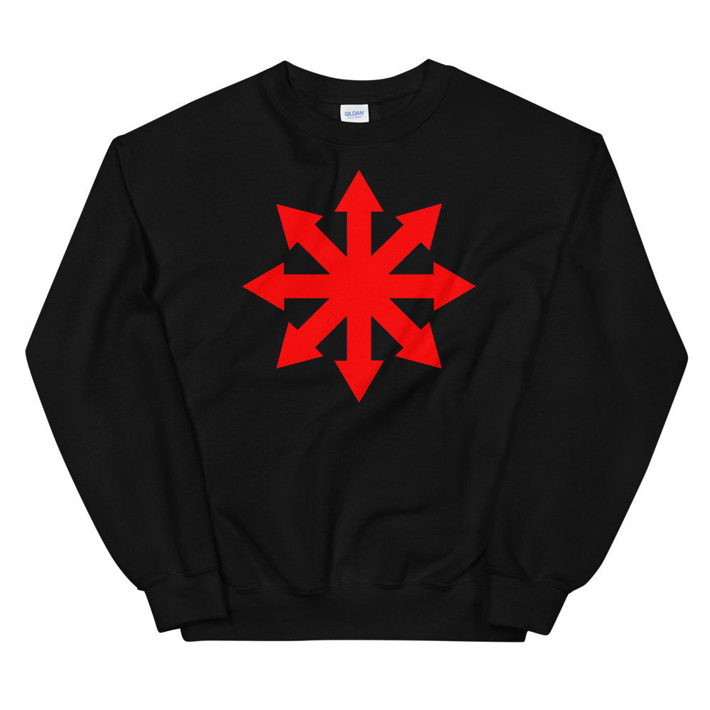 CHAOS MAGICK Sweatshirt, Star Of Chaos Shirt, Chaos Sign Shirt, Chaos Logo shirt, minimalist Sweatshirt for Men, unisex sweater,