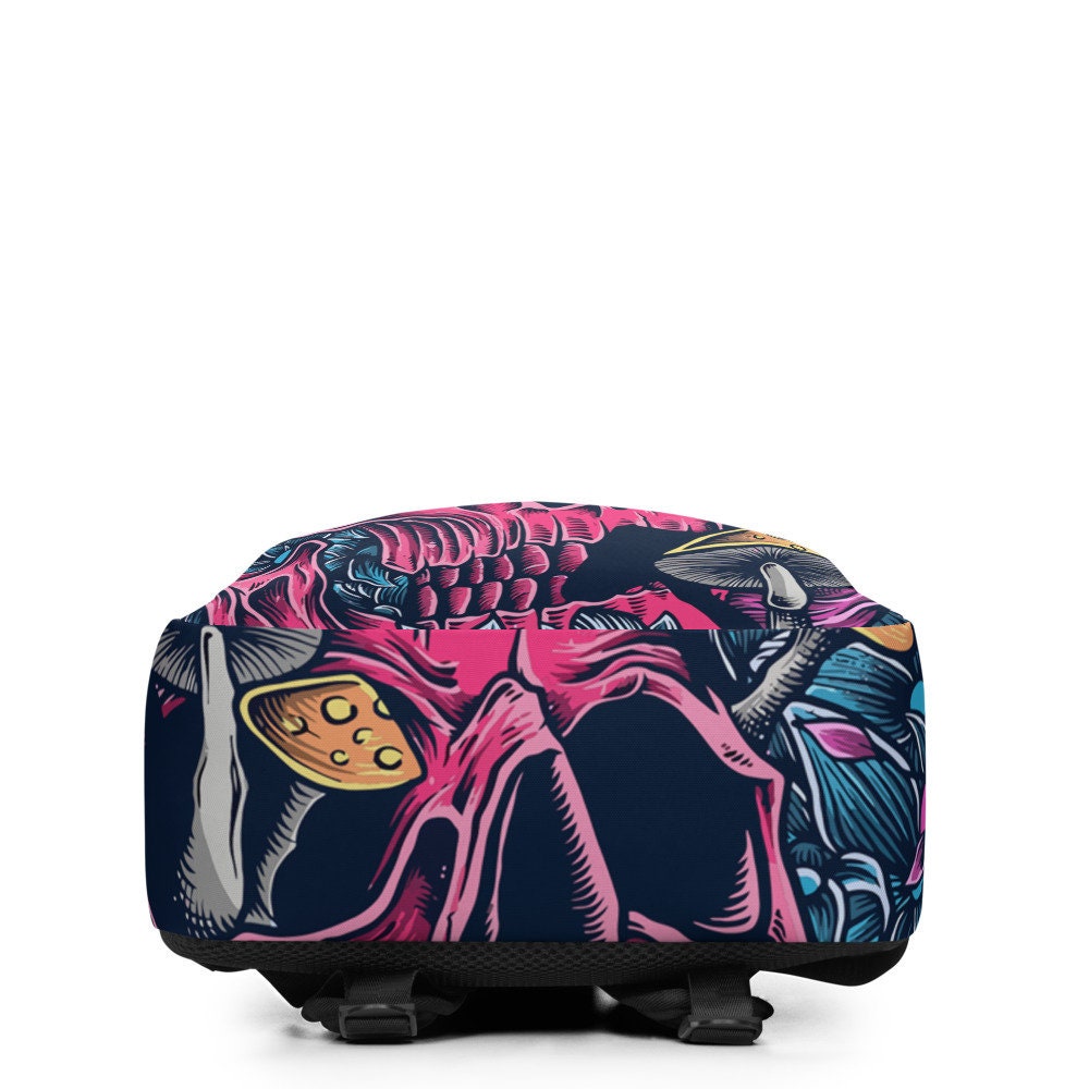 Mushroom Backpack, Trippy Acid Backpack, trippy Bag, Rave Backpack, trippy Backpack, psychedelic Backpack, mushroom Backpack,