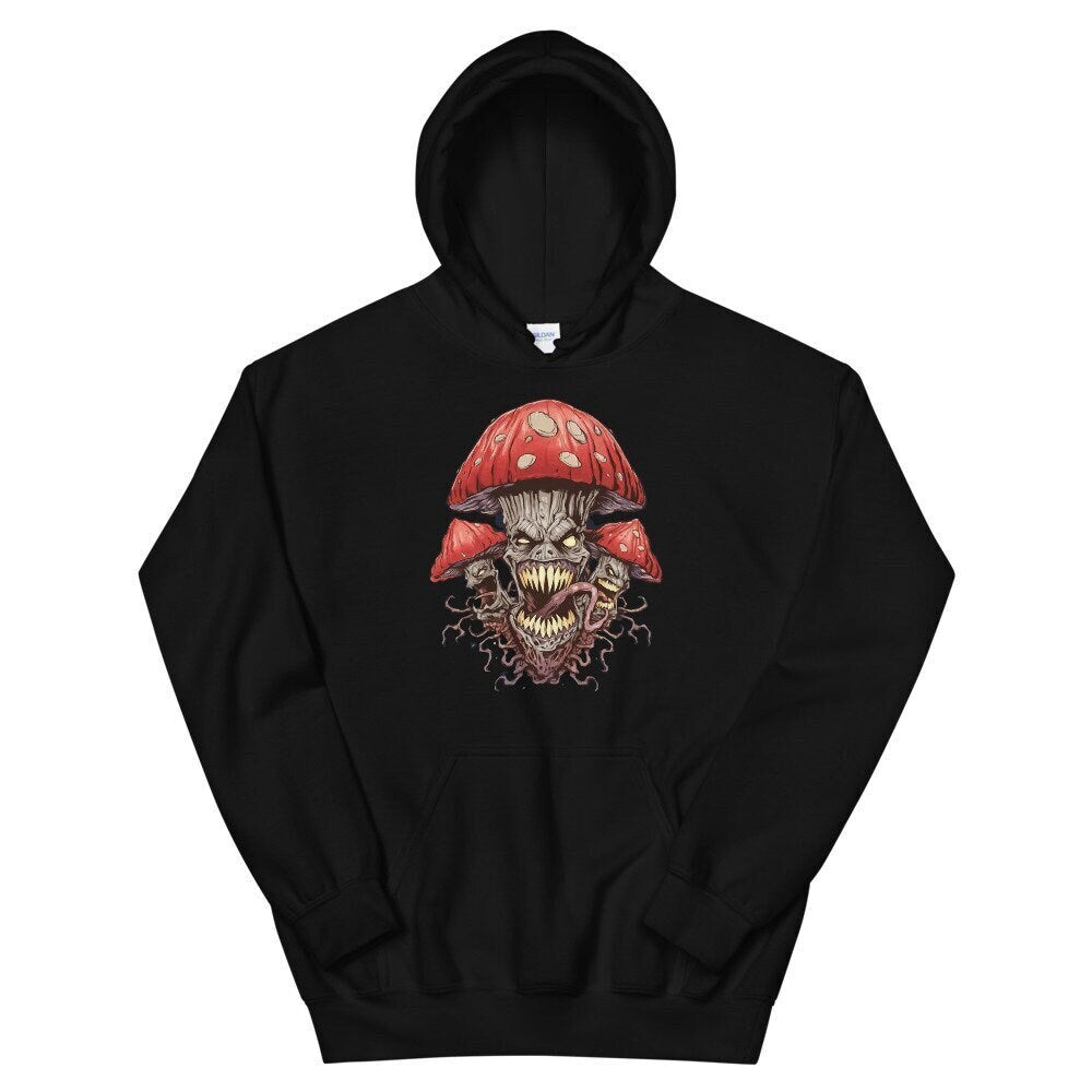 Mushroom Hoodie, trippy black hoodie, trippy Hoodie, Rave Hoodie, psychedelic Hoodie, mushroom Hoodie, Hoodie mushroom, magic mushroom,