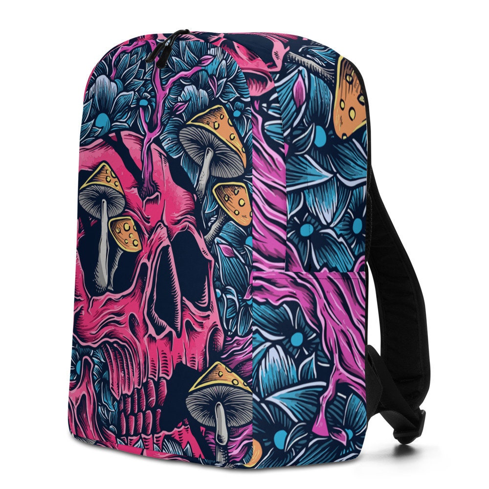 Mushroom Backpack, Trippy Acid Backpack, trippy Bag, Rave Backpack, trippy Backpack, psychedelic Backpack, mushroom Backpack,