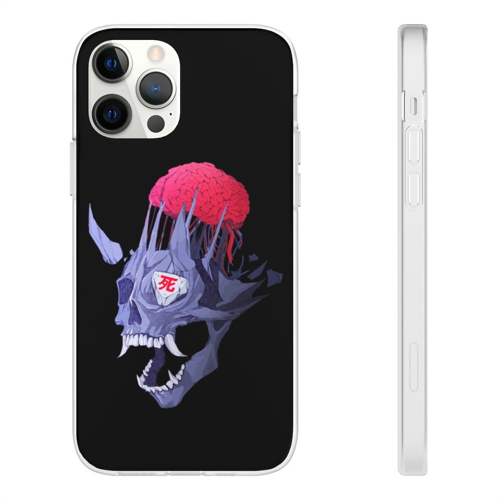 Oni Phone Case, Japanese Phone Case, Demon Phone Case, Hannya Phone Case,  Cyberpunk Samurai, Devil Phone Case, Oni Mask Phone Case,