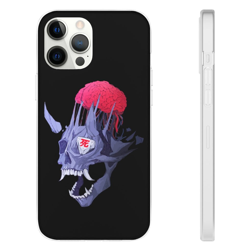 Oni Phone Case, Japanese Phone Case, Demon Phone Case, Hannya Phone Case,  Cyberpunk Samurai, Devil Phone Case, Oni Mask Phone Case,