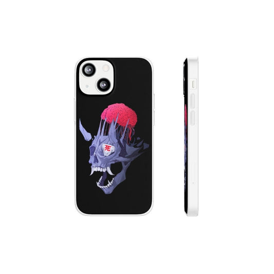 Oni Phone Case, Japanese Phone Case, Demon Phone Case, Hannya Phone Case,  Cyberpunk Samurai, Devil Phone Case, Oni Mask Phone Case,