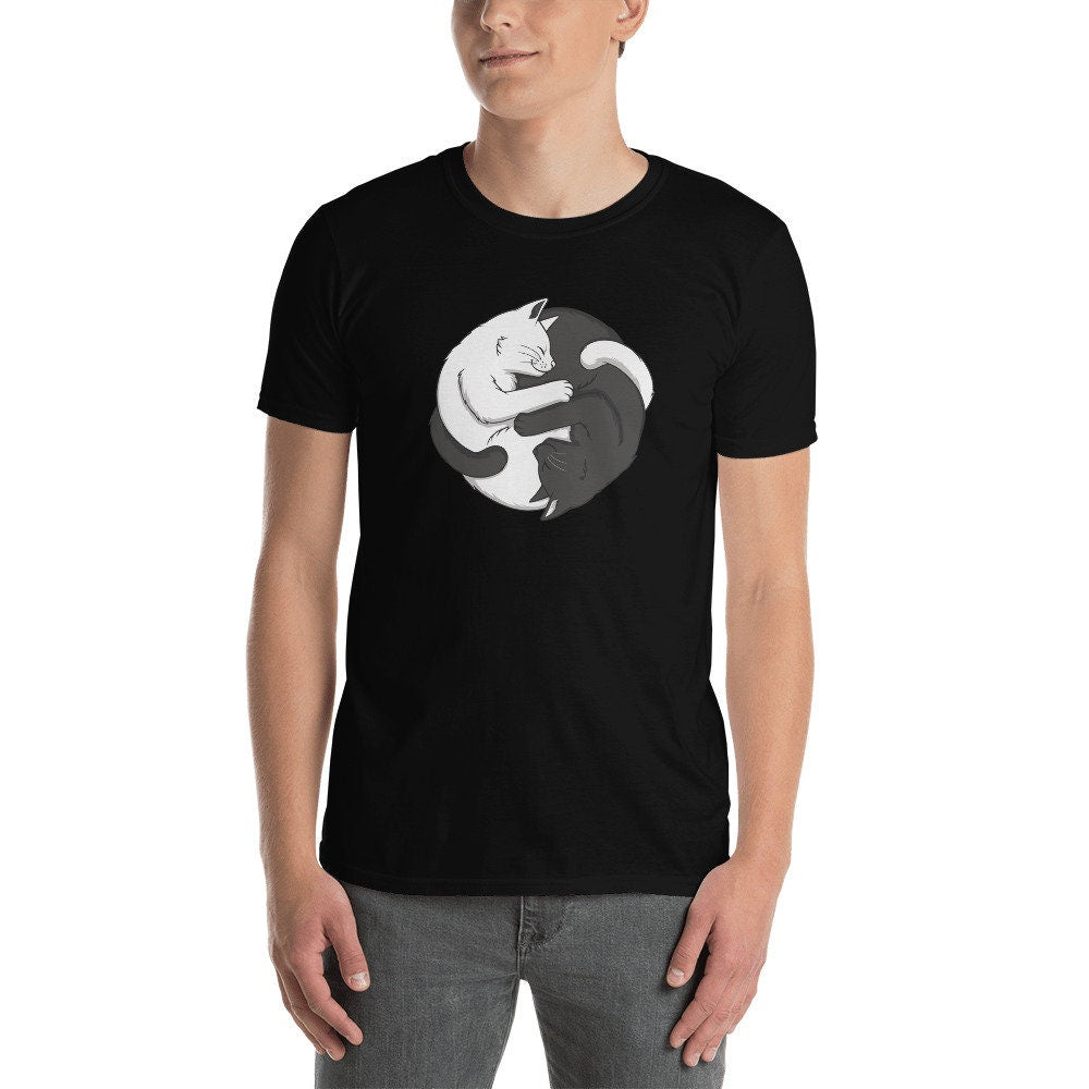 Shirt Cat, Cat Shirt, Harmony Shirt, Cat gift Shirt, Yin Yang Shirt, Cat Shirt men, Cat Wonen Shirt, Cat Lover Shirt, Kittens Shirt,