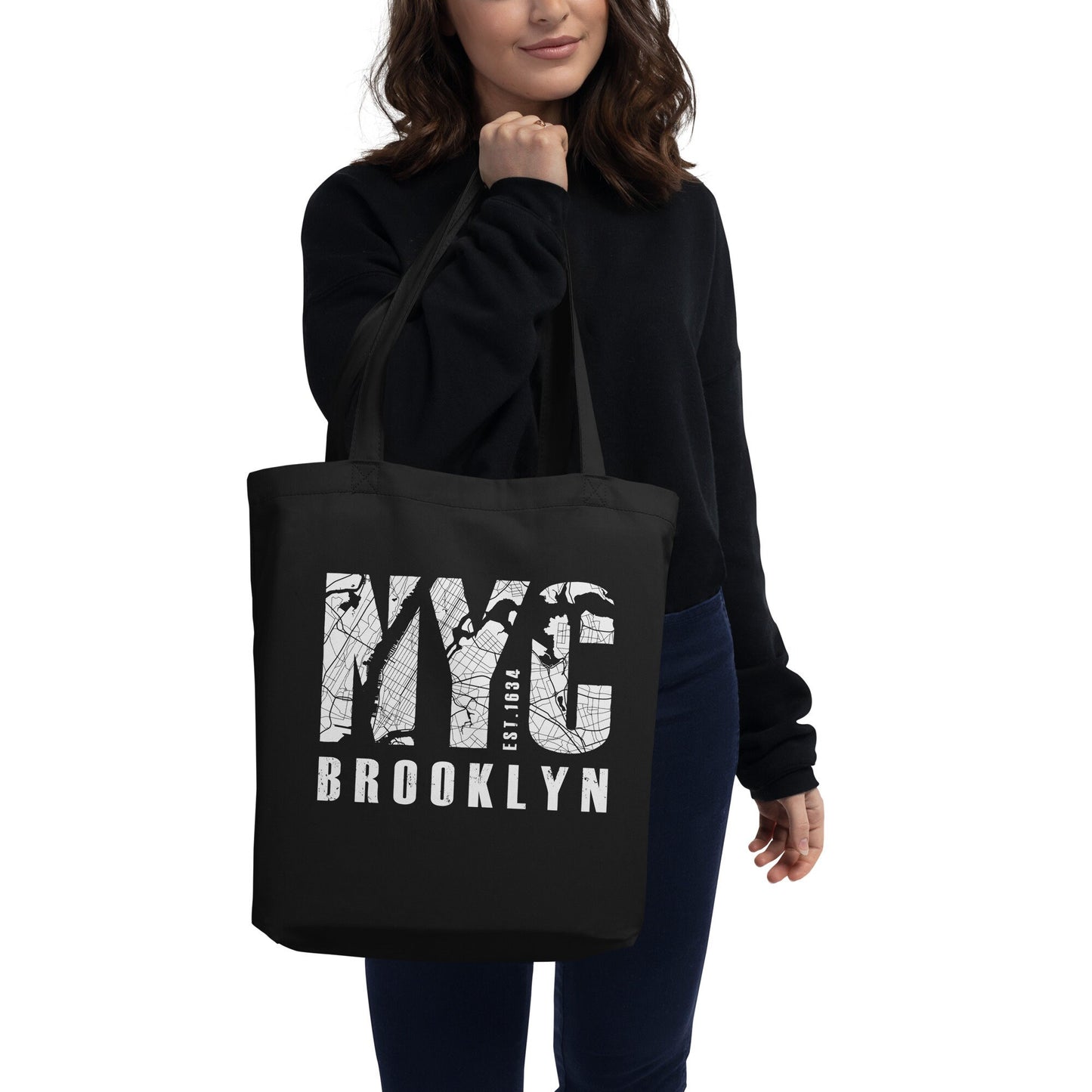 New York Tote Bag, Brooklyn Tote Bag, New York City Tote Bag, New York City Gift, Eco Tote Bag, Brooklyn Gift, Brooklyn Eco Bag,